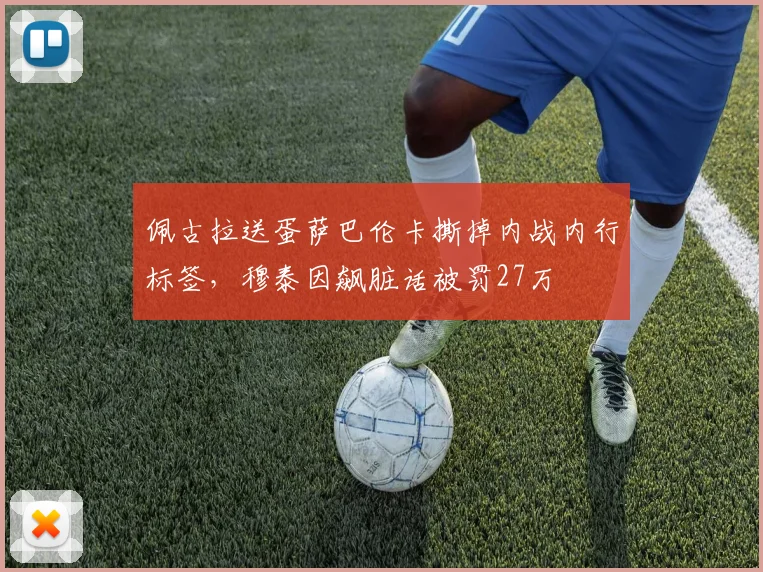 佩古拉送蛋萨巴伦卡撕掉内战内行标签，穆泰因飙脏话被罚27万