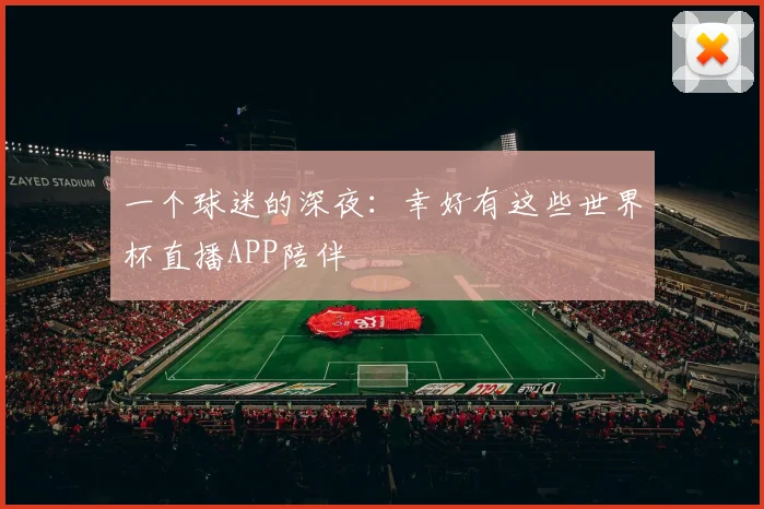 一个球迷的深夜:幸好有这些世界杯直播APP陪伴