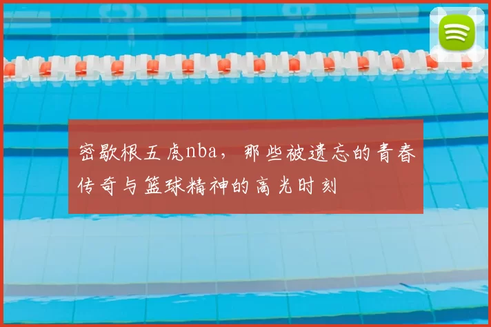 密歇根五虎nba，那些被遗忘的青春传奇与篮球精神的高光时刻