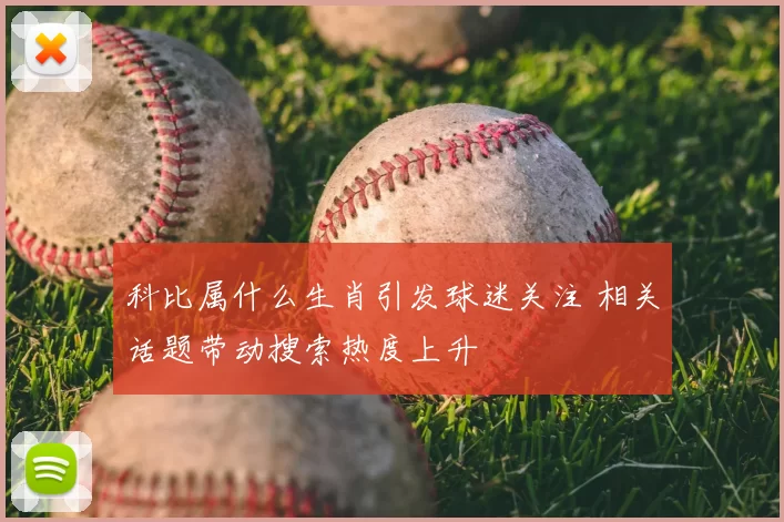 科比属什么生肖引发球迷关注 相关话题带动搜索热度上升
